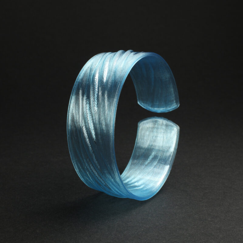 Armreifen Aphrodite - Blau Transparent