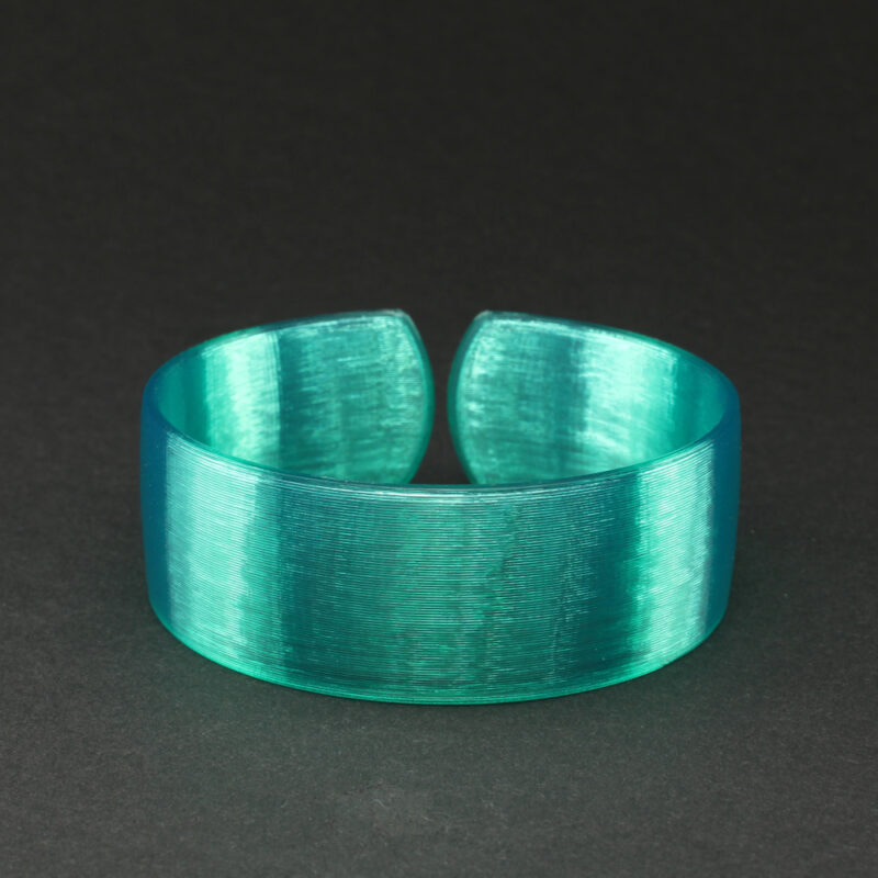Armreifen Diana - Grün Transparent – Bild 2